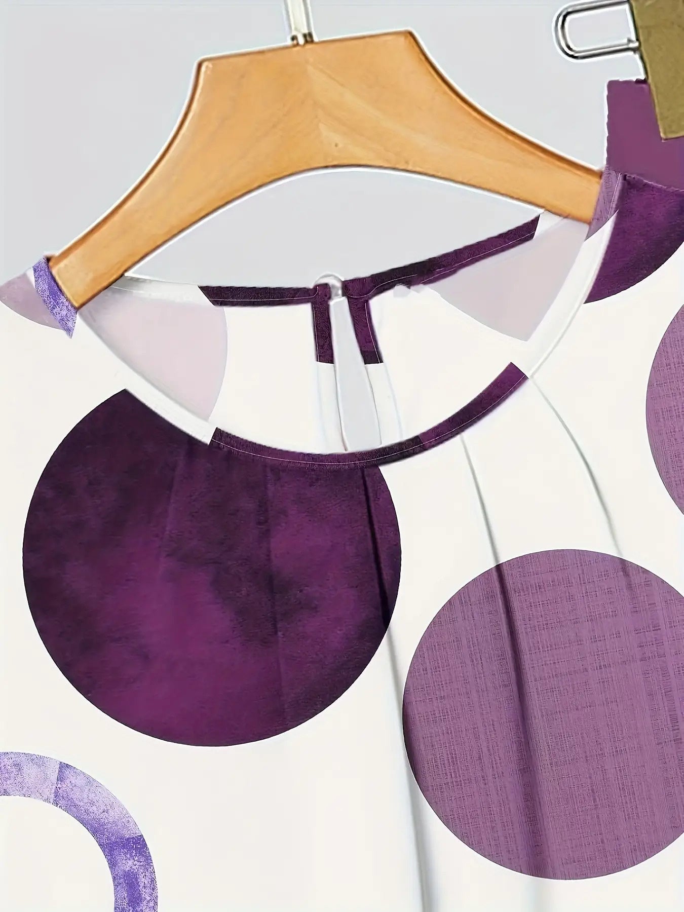 Courtney | Purple Polka Dot Set