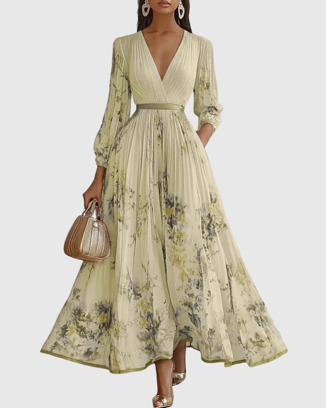 Katie | Elegant Floral Maxi Dress