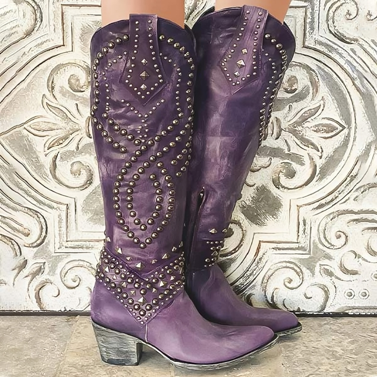 Camilla | Premium Leather Western Boots