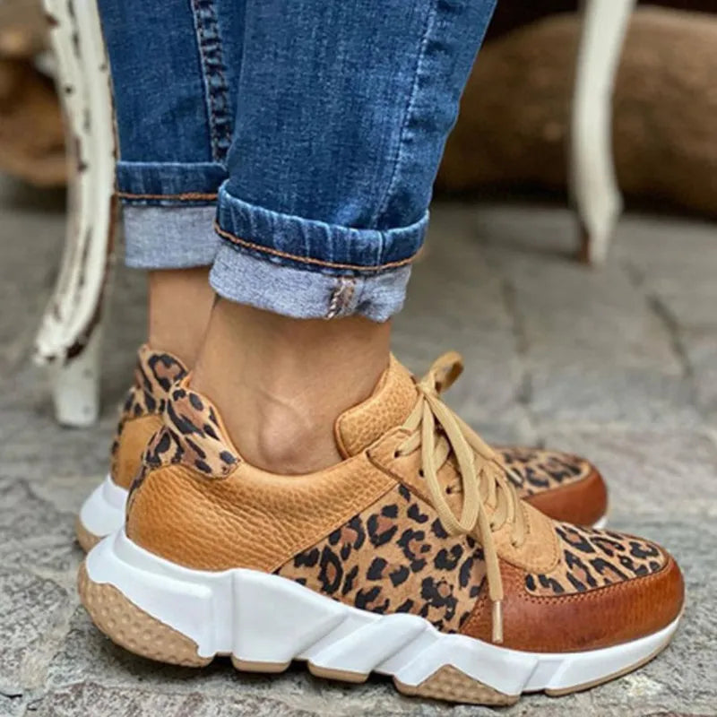 Alice | Comfortable Leopard Sneakers