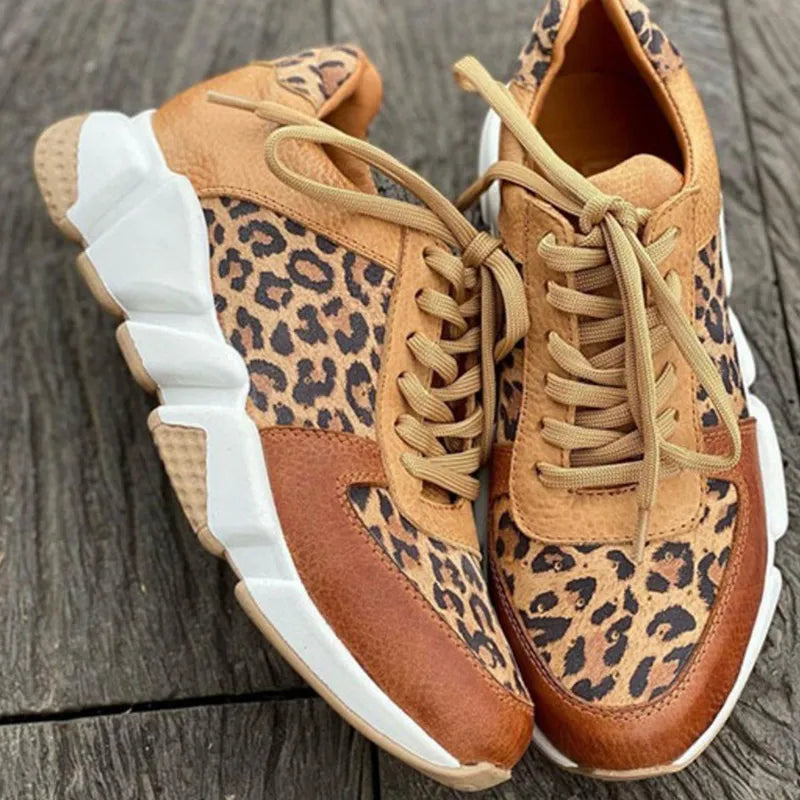 Alice | Comfortable Leopard Sneakers