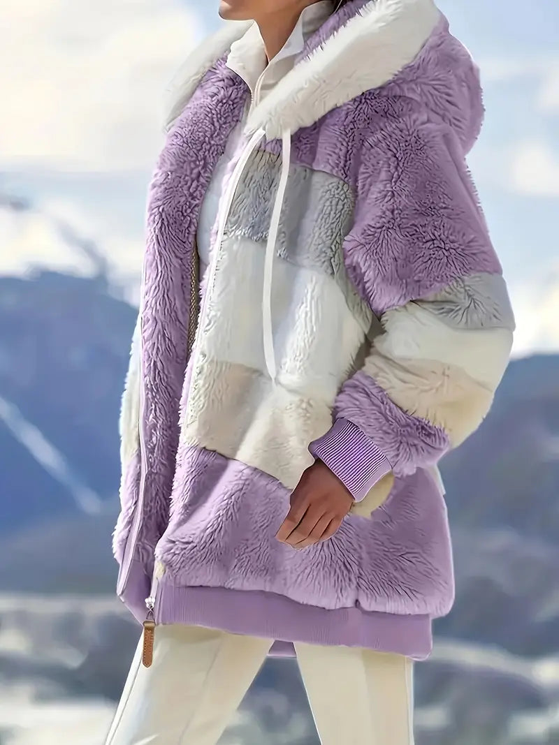 Serena | Plush Hooded Coat