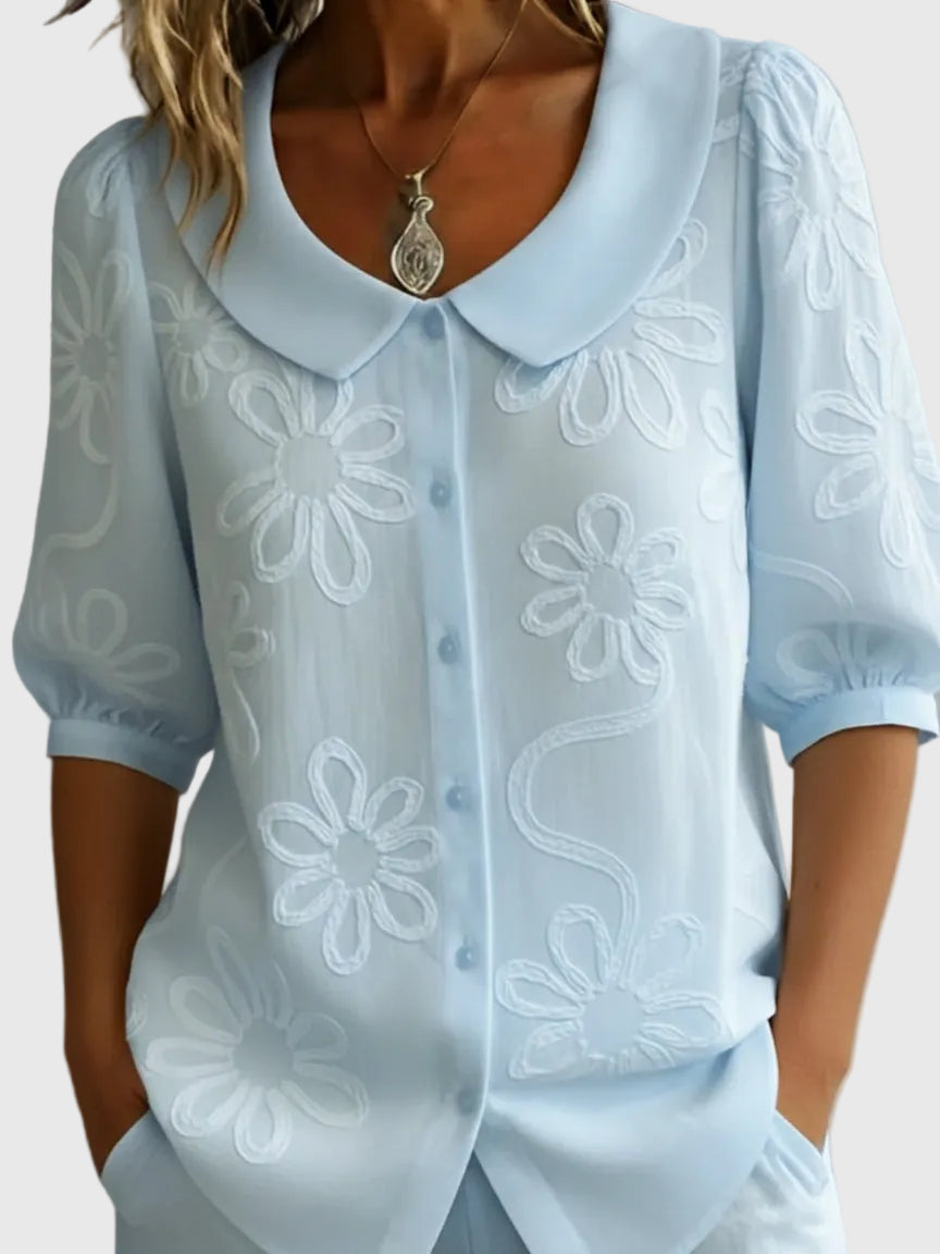 Vinica | Elegant Floral Lightweight Blouse