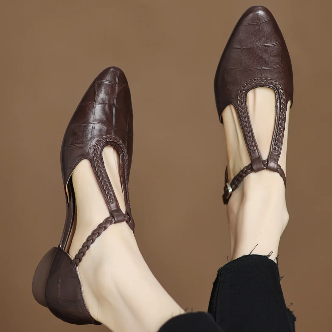 Kepa | Leather Mary Jane Shoes