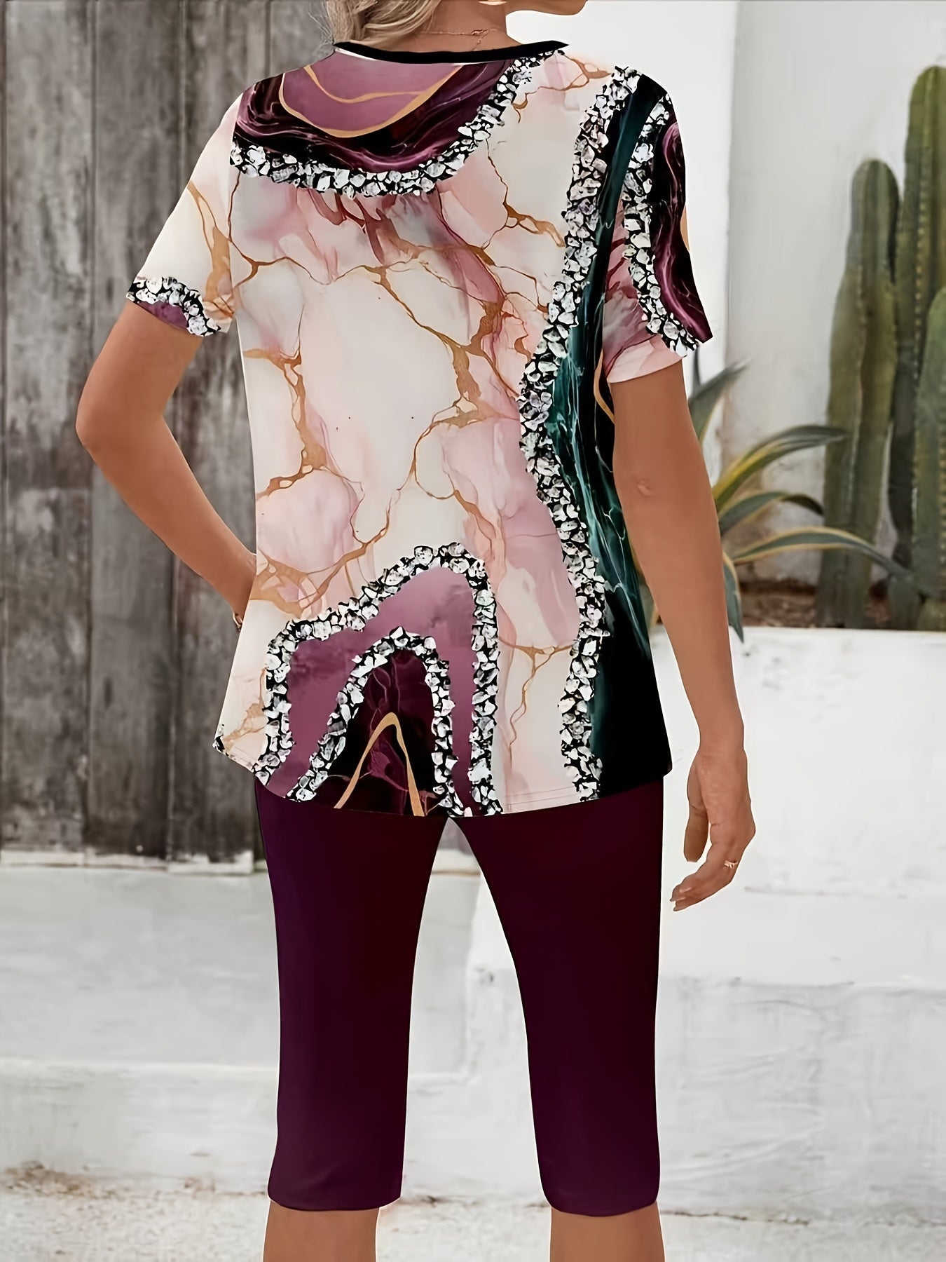 Luna™ | Botanical Print Stretch Set