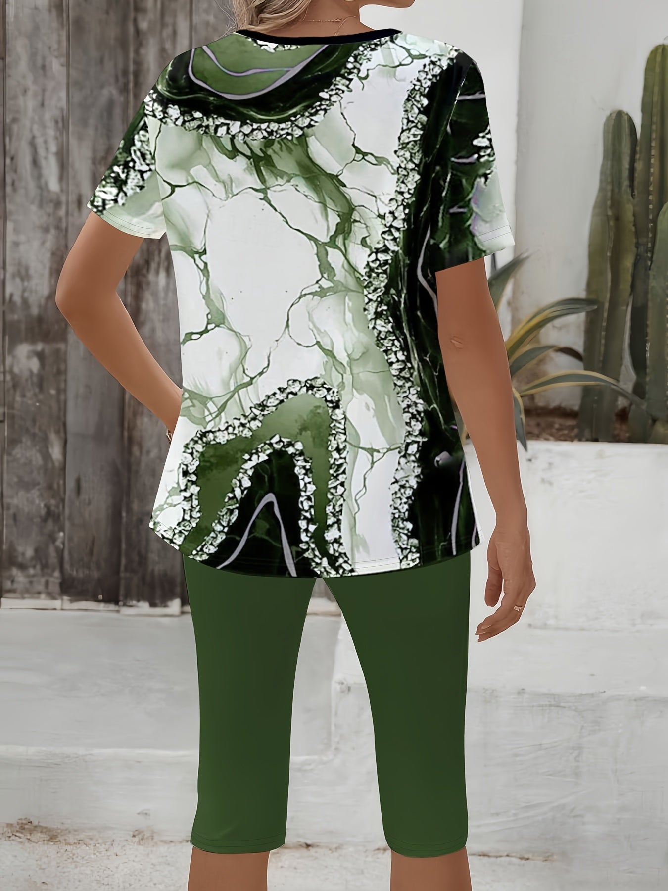 Luna™ | Botanical Print Stretch Set