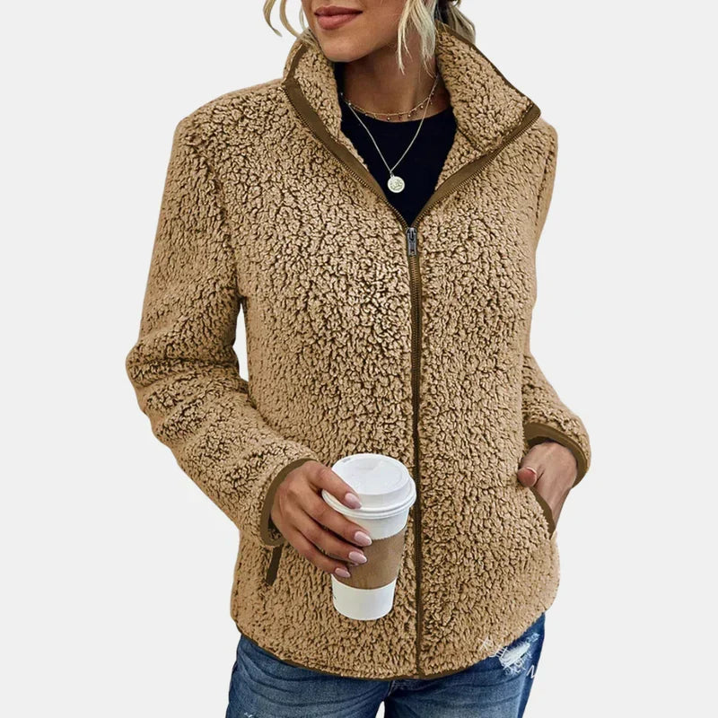 Evie | Elegant Plush Jacket