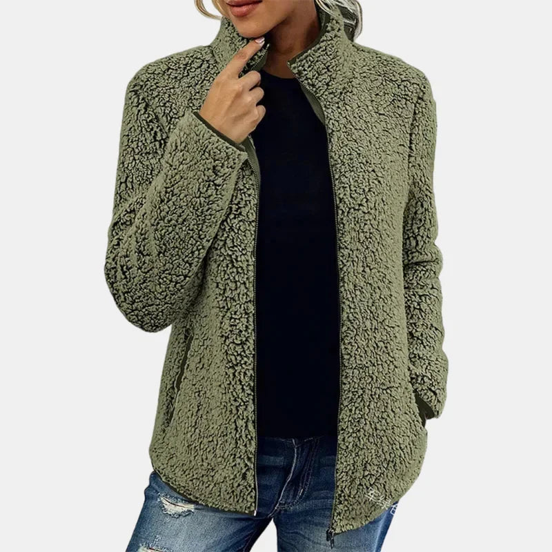 Evie | Elegant Plush Jacket