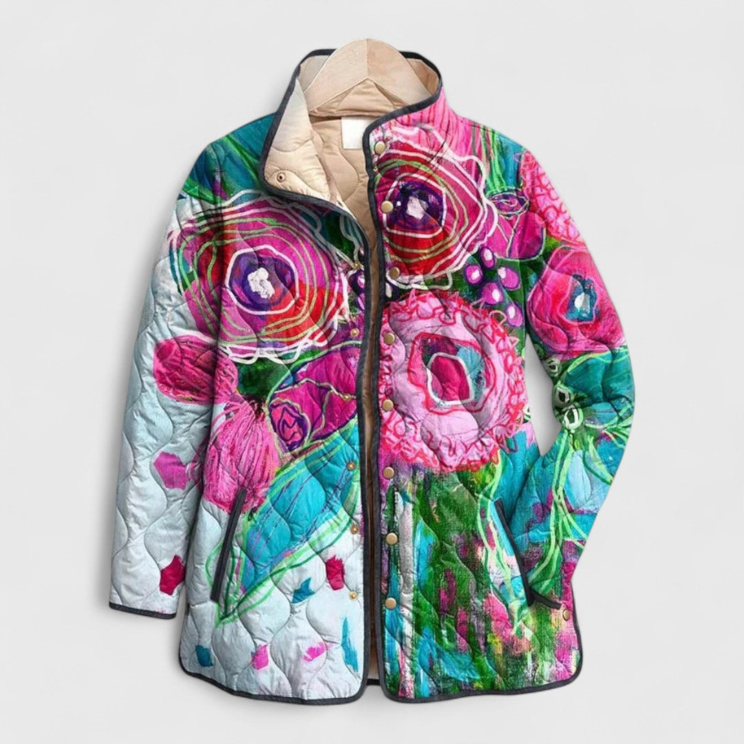 Holly | Quilted Floral Jacket