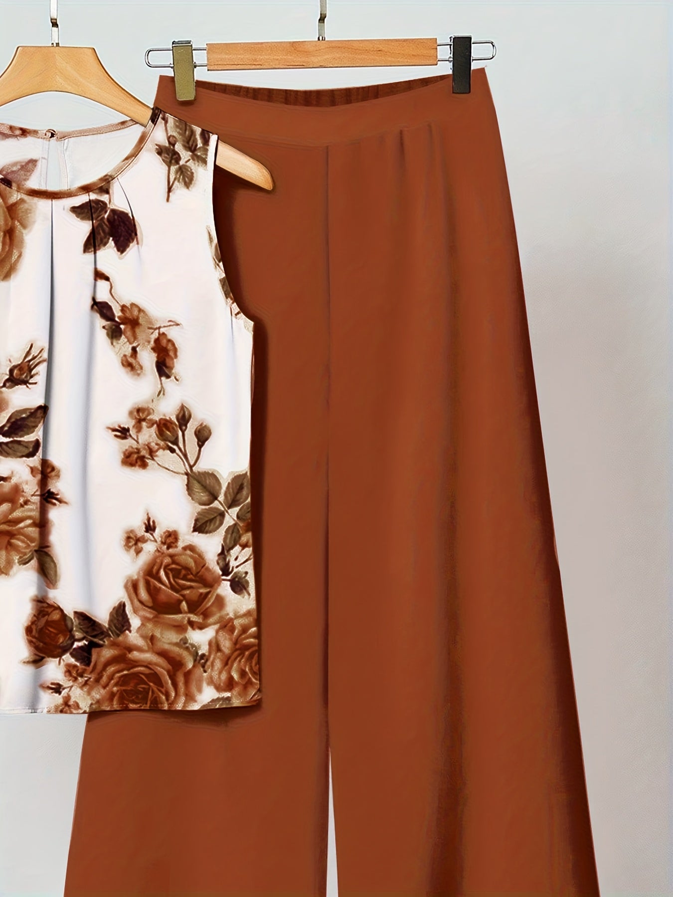 Jasmine | Vintage Brown Floral Set