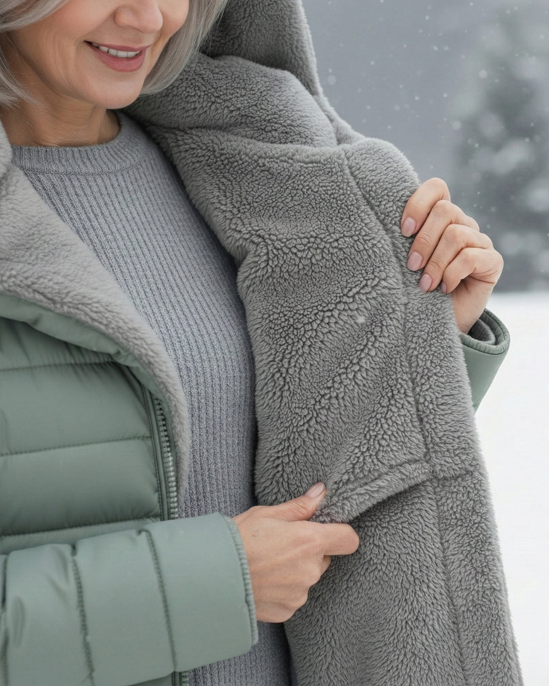 Alice | Fleece Lined Puffer Coat