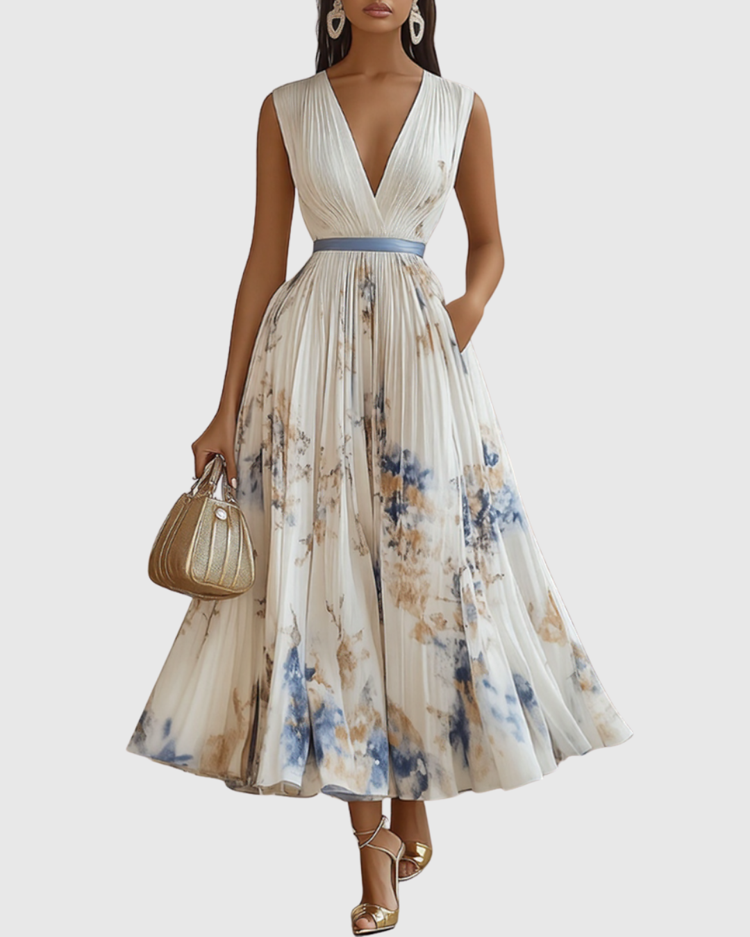 Katie | Elegant Floral Maxi Dress