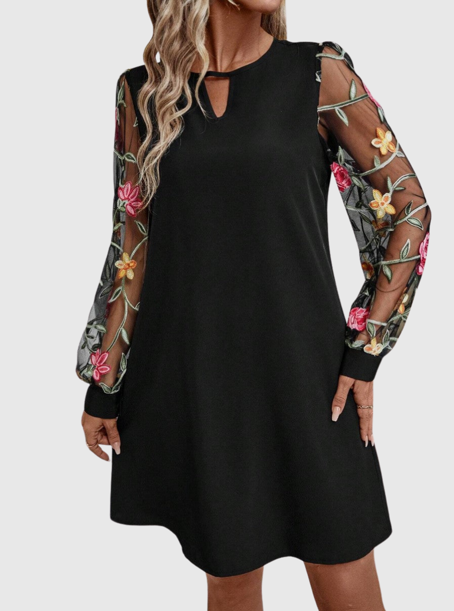 Lily | Floral V-Neck Dress