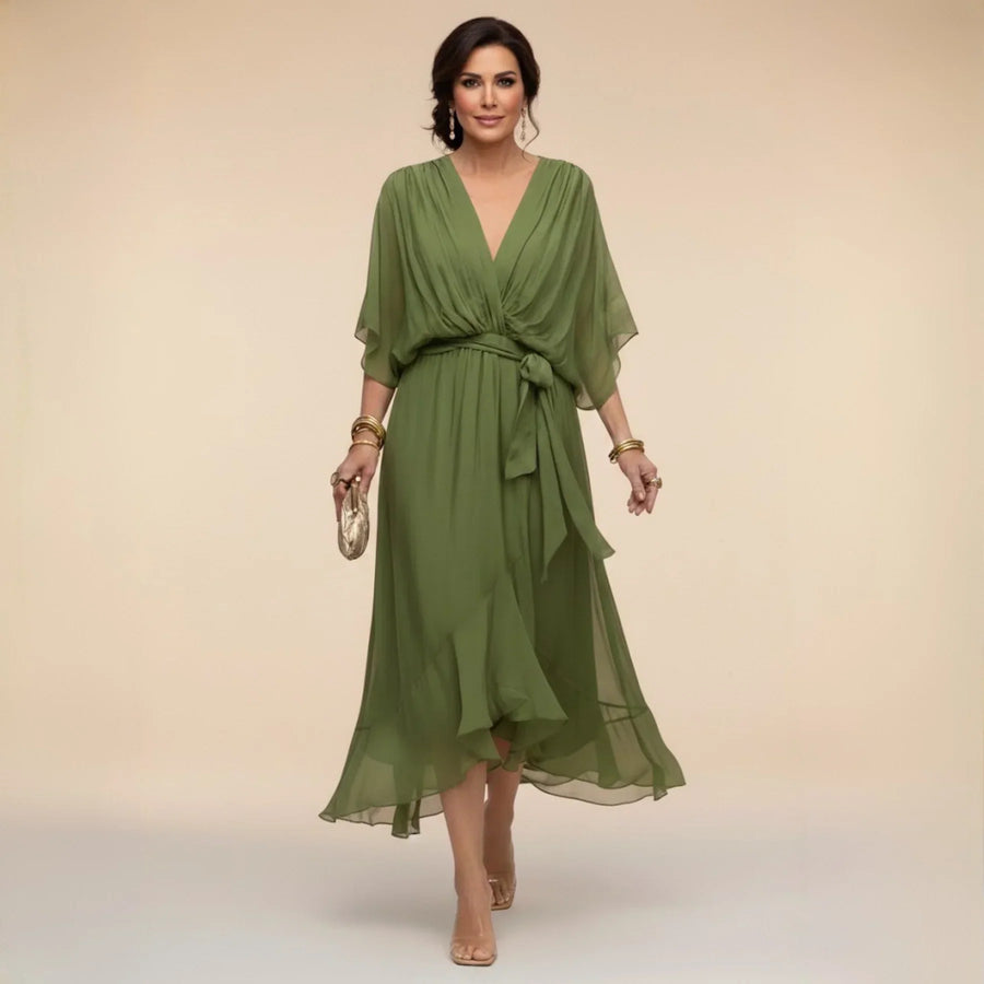 Gabriella | Flowy Dress with V-Neck
