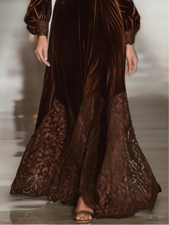 Sophie | Velvet Maxi Dress