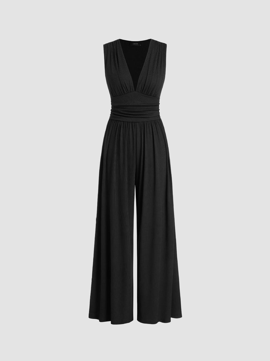 Skye | Sleeveless Wide-Leg Jumpsuit