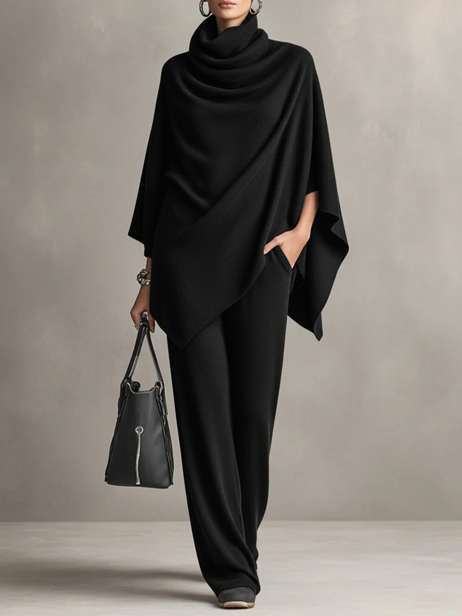 Diana | Elegant Drape Two Piece Set