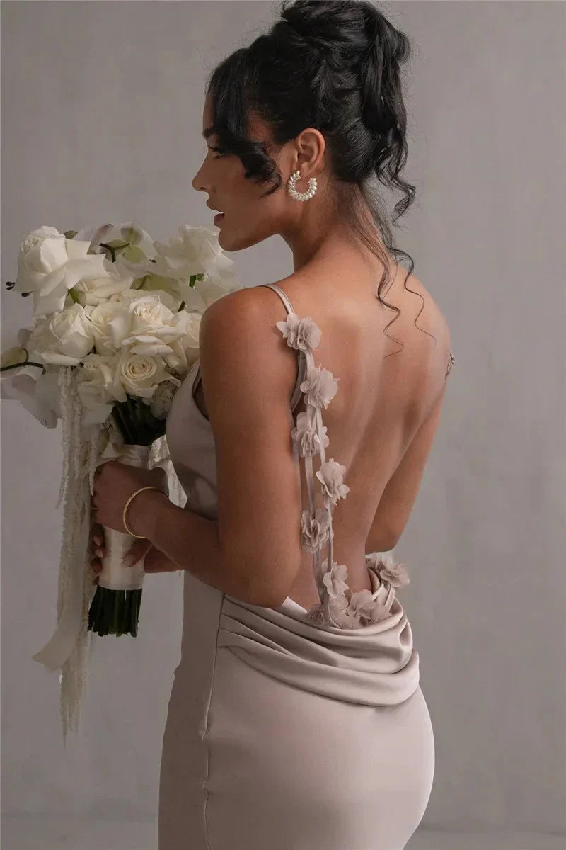 Laelia | Satin Maxi Dress