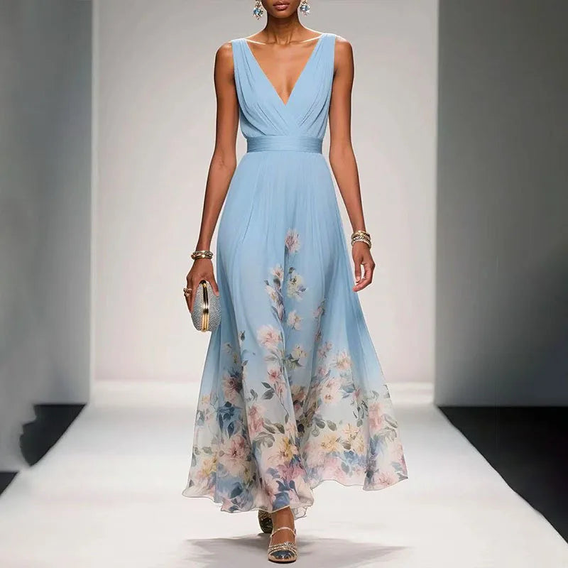 Arabella | Flowing Floral Maxi Dress