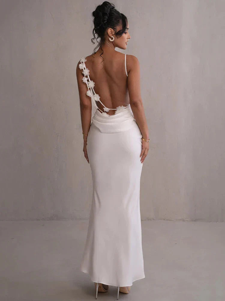 Laelia | Satin Maxi Dress