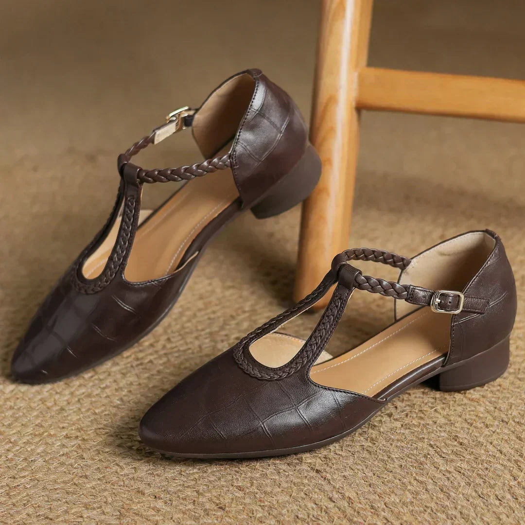 Kepa | Leather Mary Jane Shoes