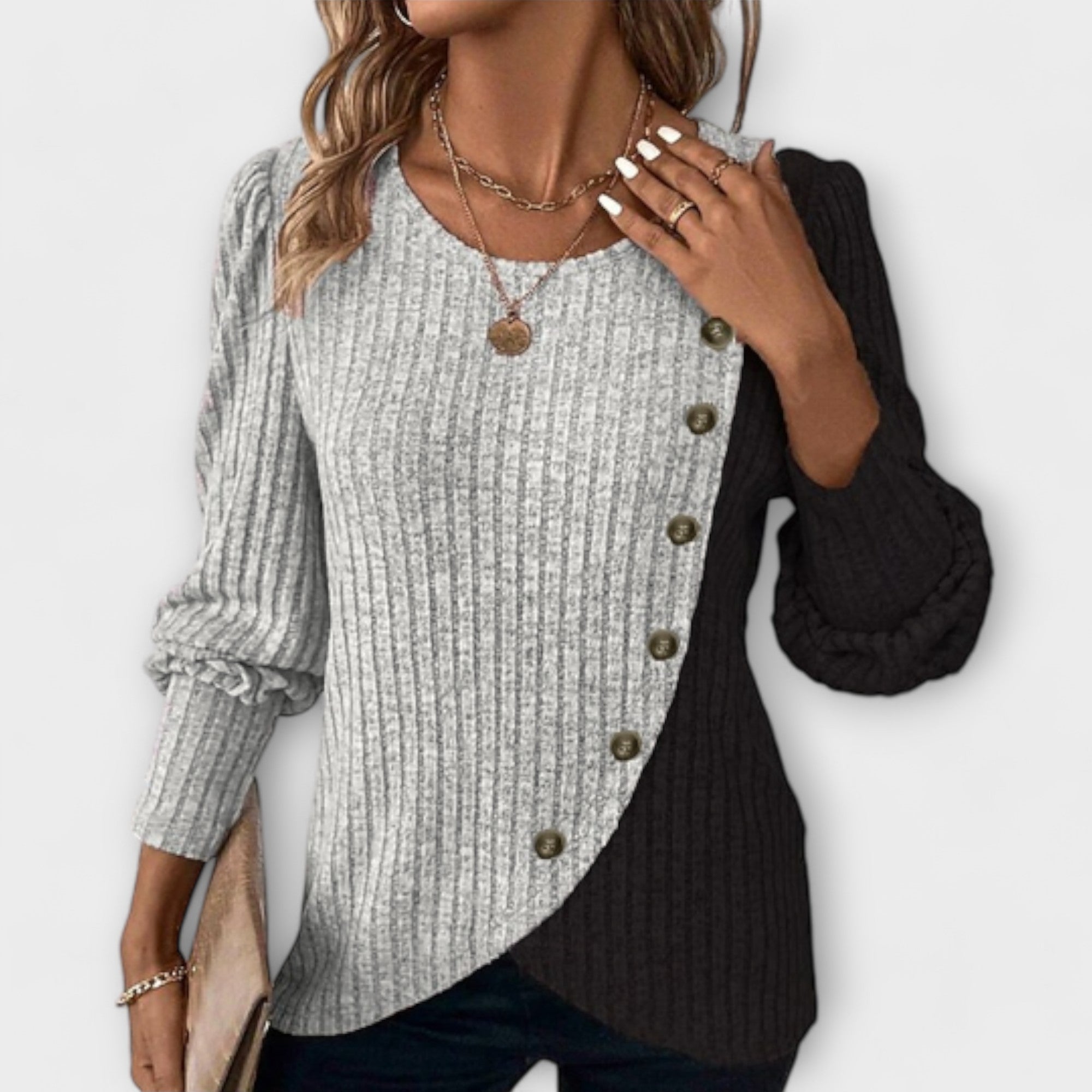 Taylor | Elegant Knitted Blouse