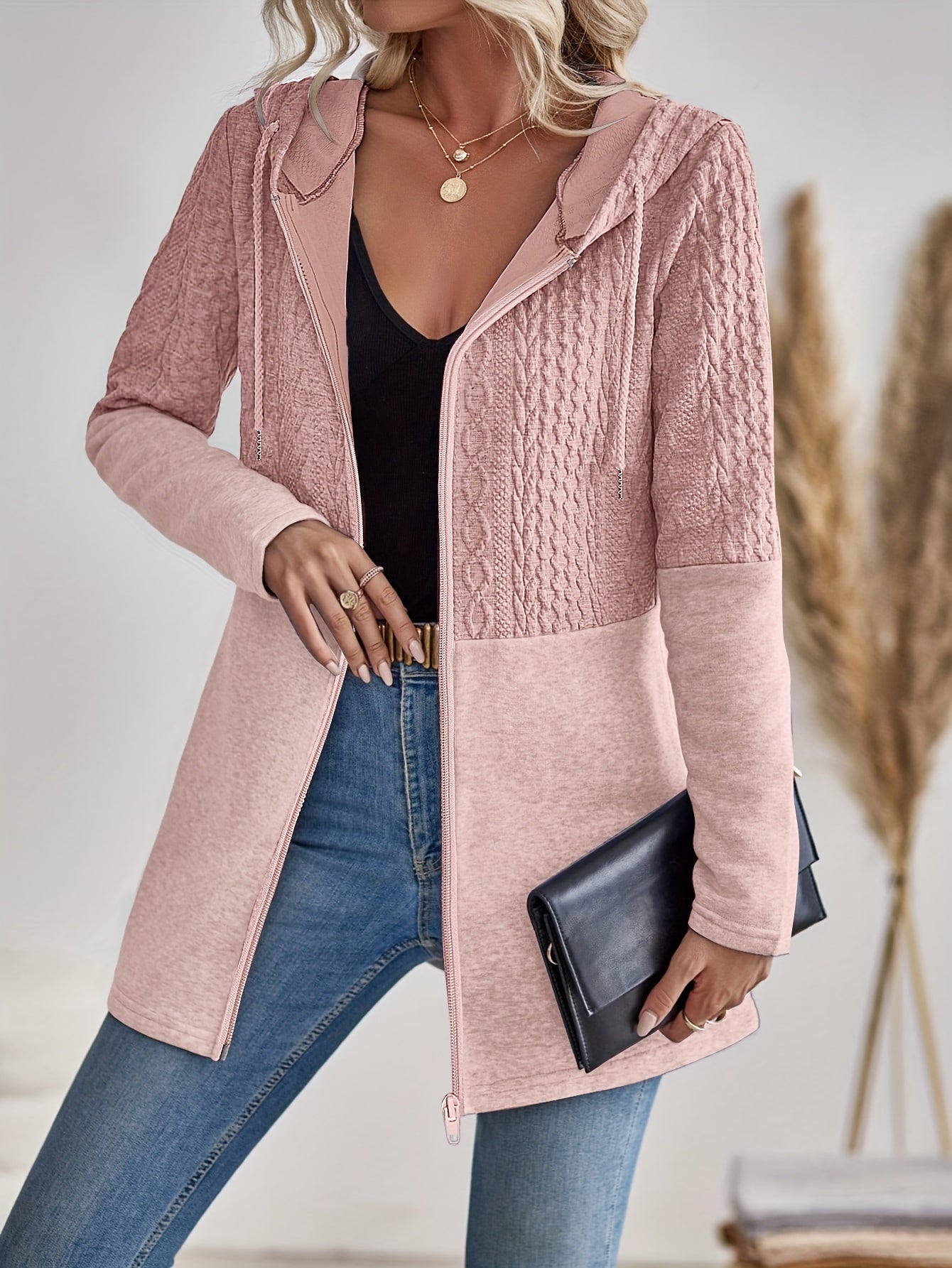 Valentina | Knitted Zip Hoodie