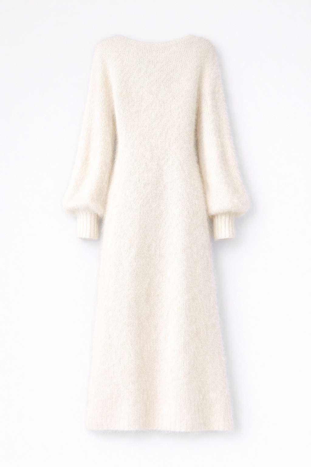 Celeste | Fuzzy Knit Maxi Dress