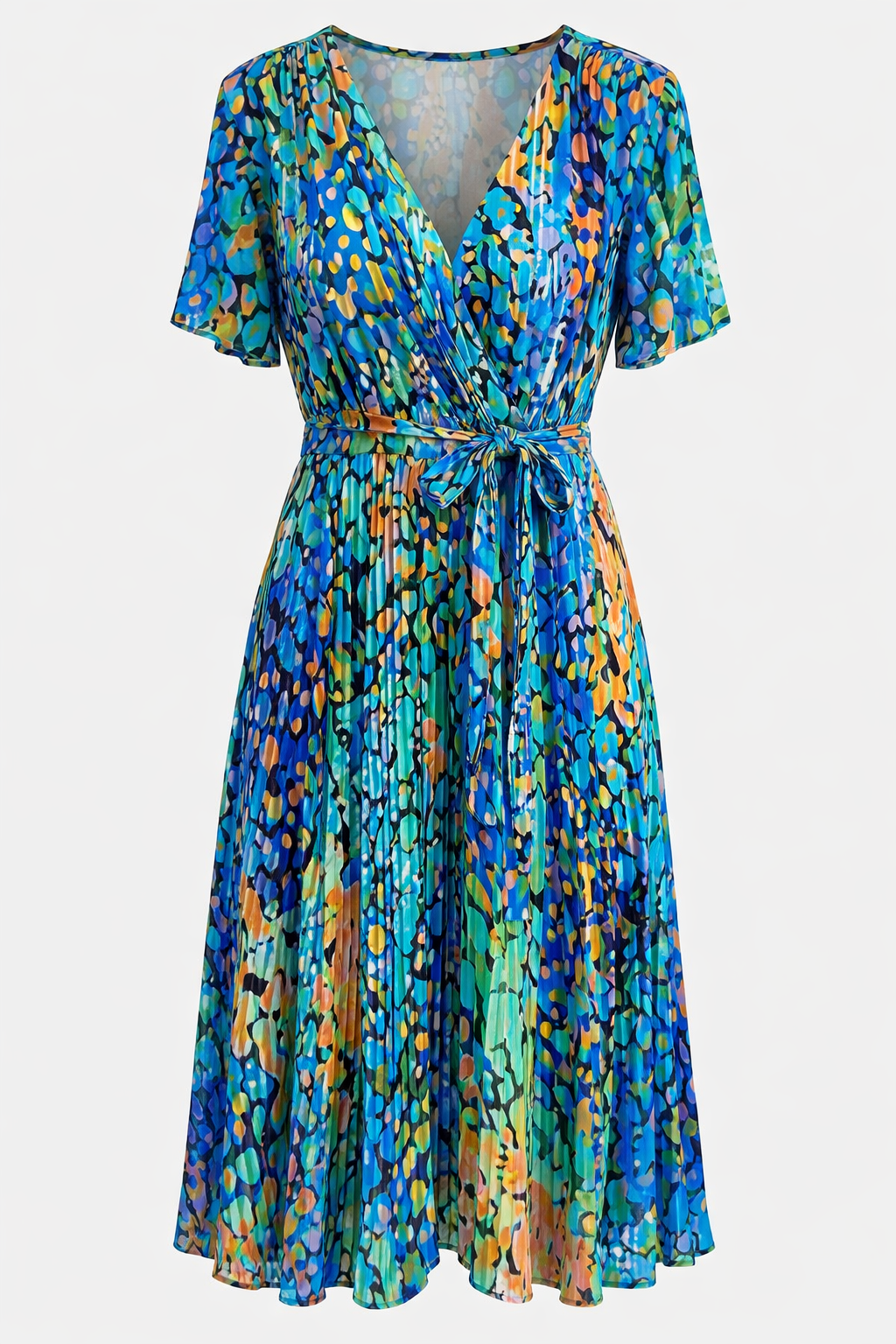 Aria | Mosaic Print Midi Dress