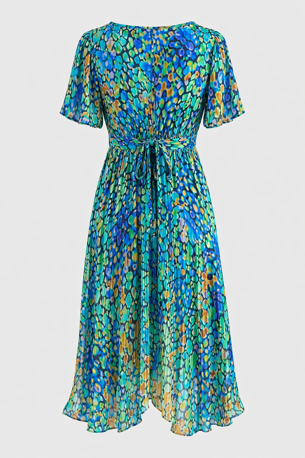 Aria | Mosaic Print Midi Dress