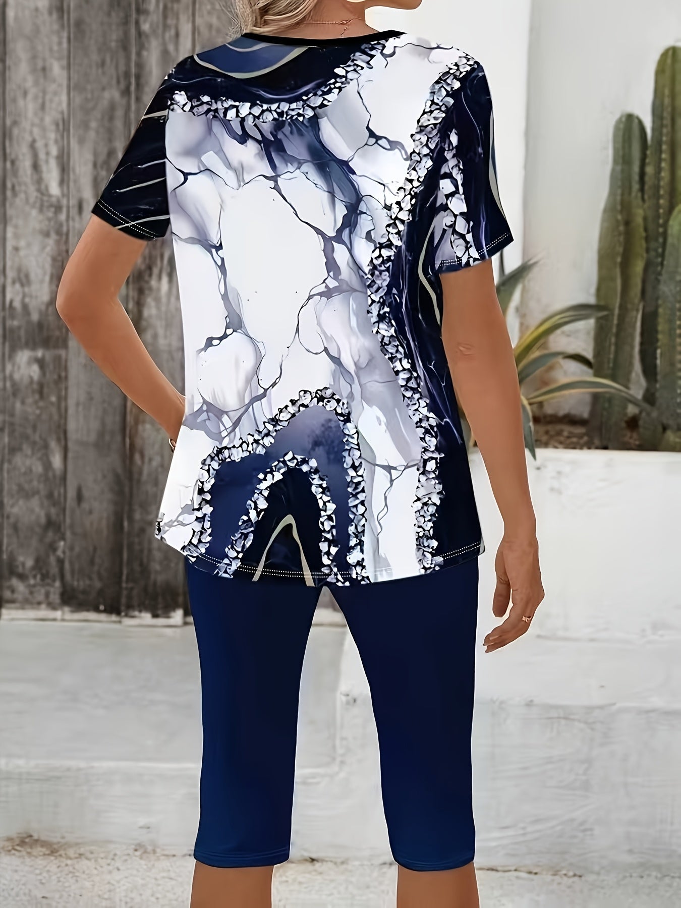 Luna™ | Botanical Print Stretch Set