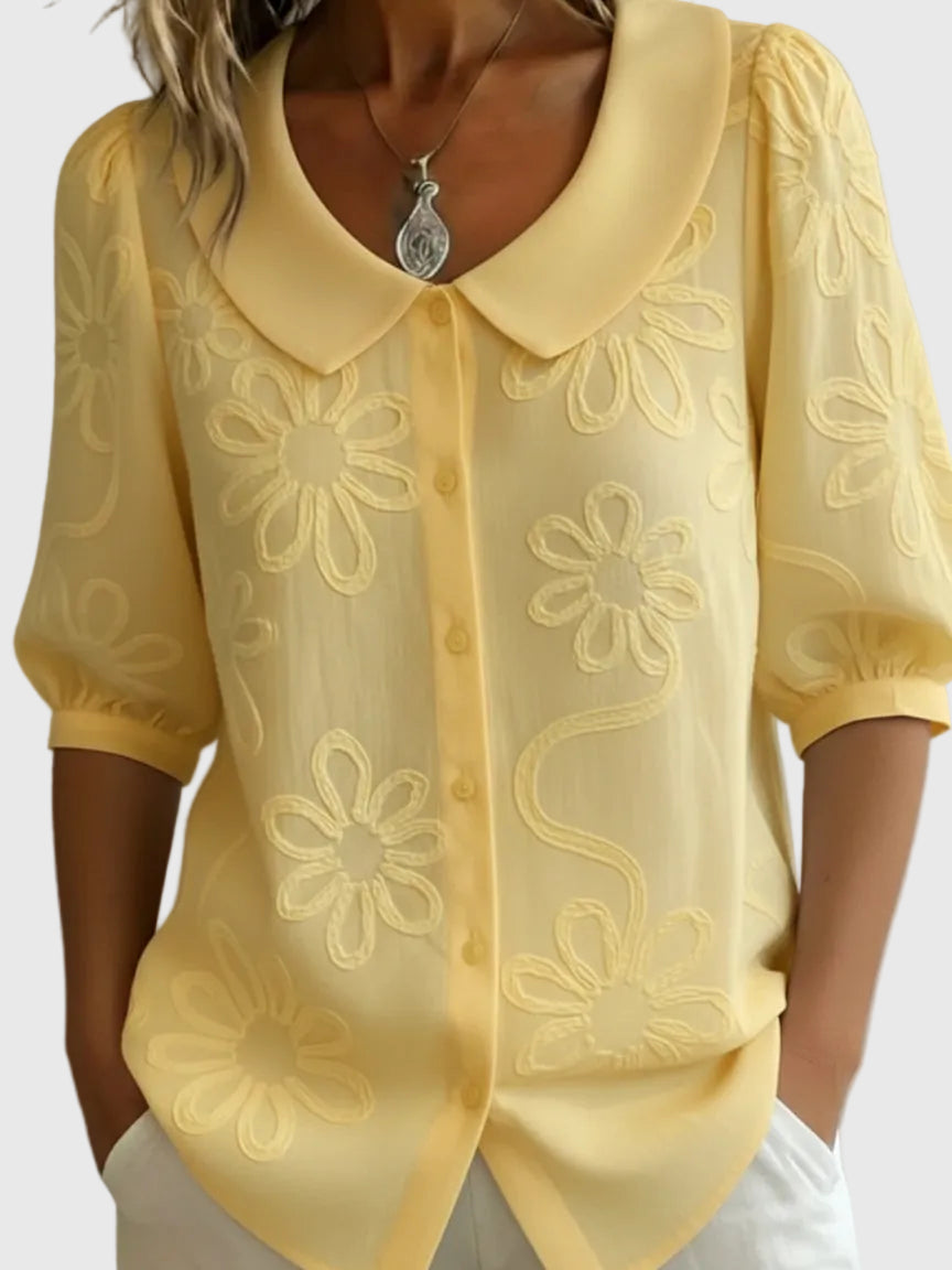 Vinica | Elegant Floral Lightweight Blouse
