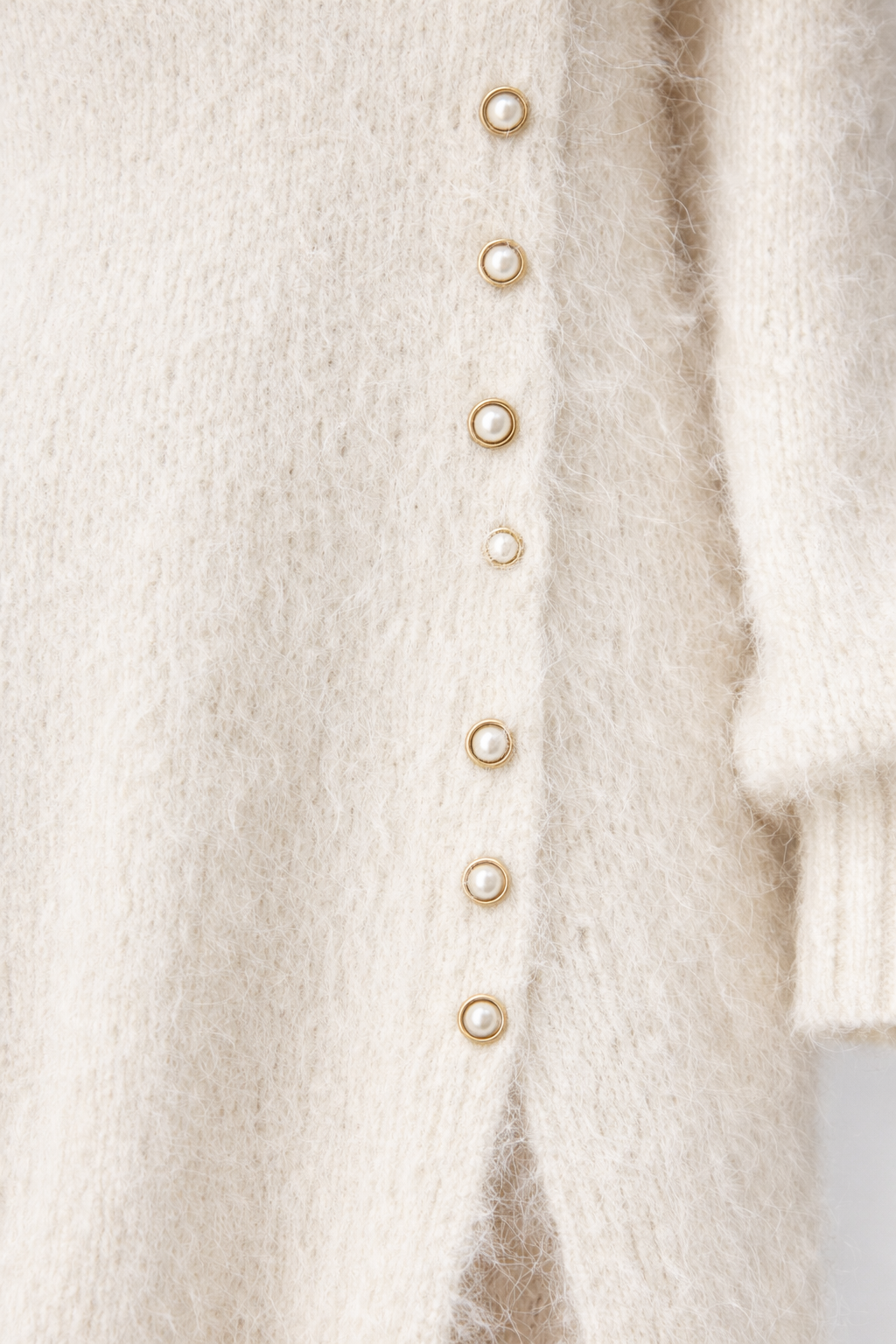 Celeste | Fuzzy Knit Maxi Dress
