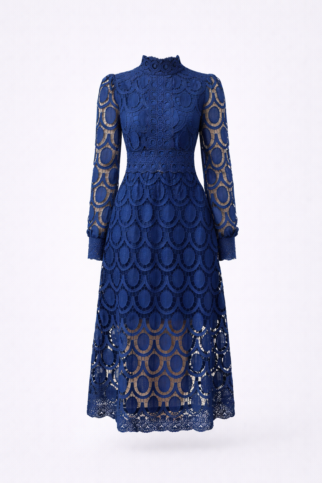 Valerie | Elegant Lace Midi Dress
