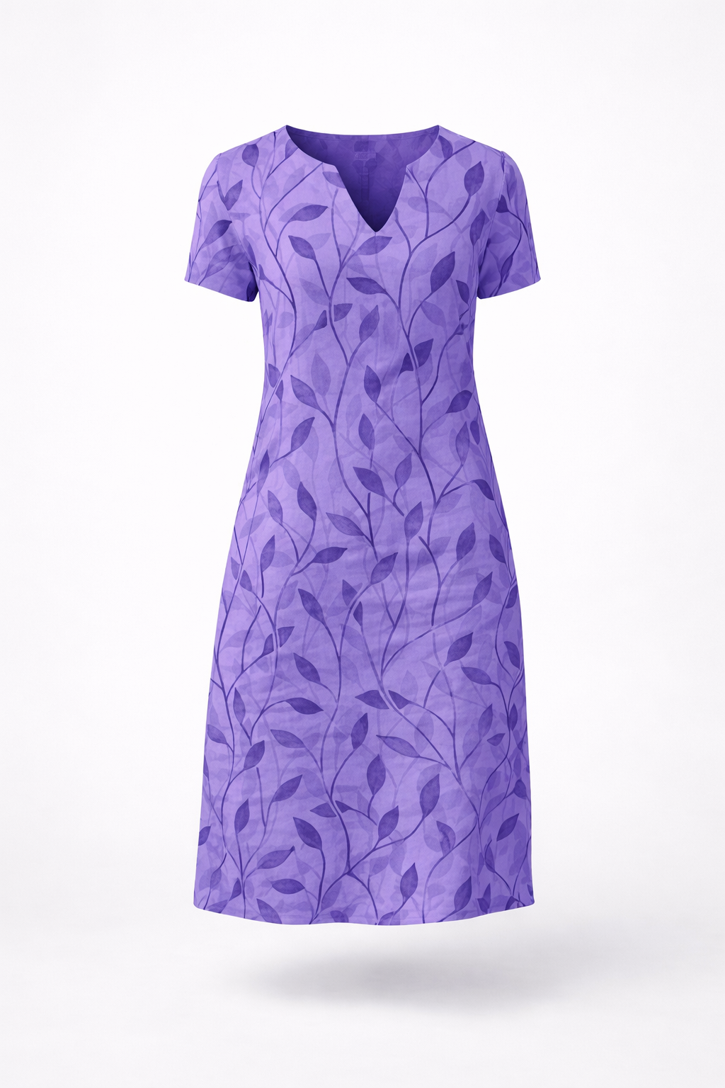 Clara | Botanical Print Midi Dress