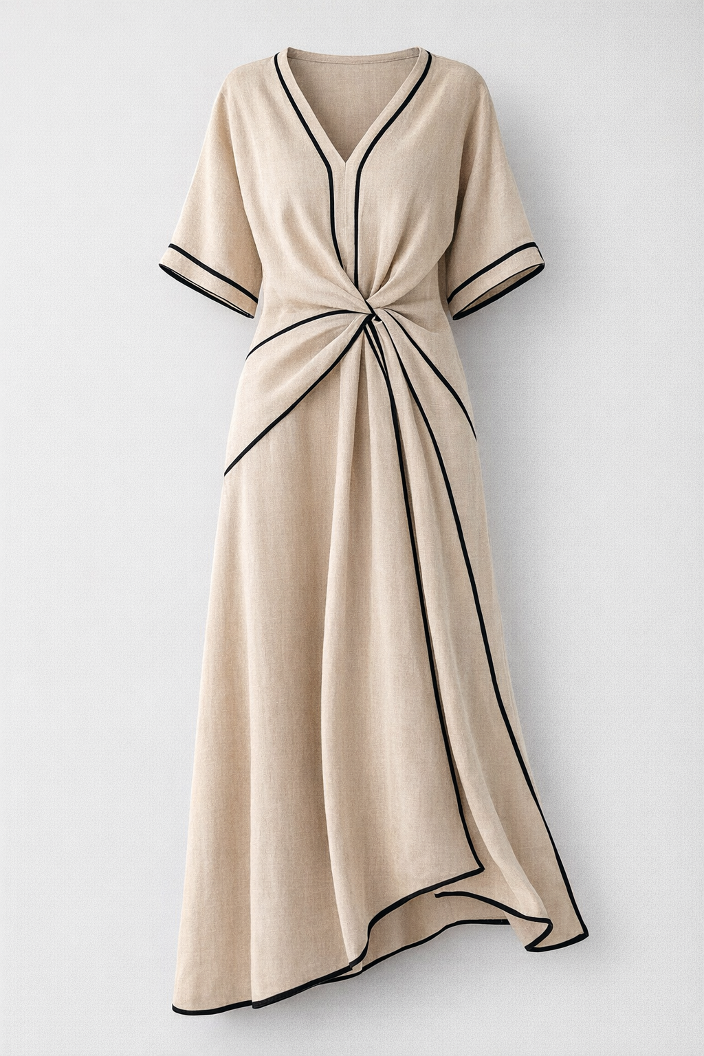 Elena | Knot Detail Midi Dress