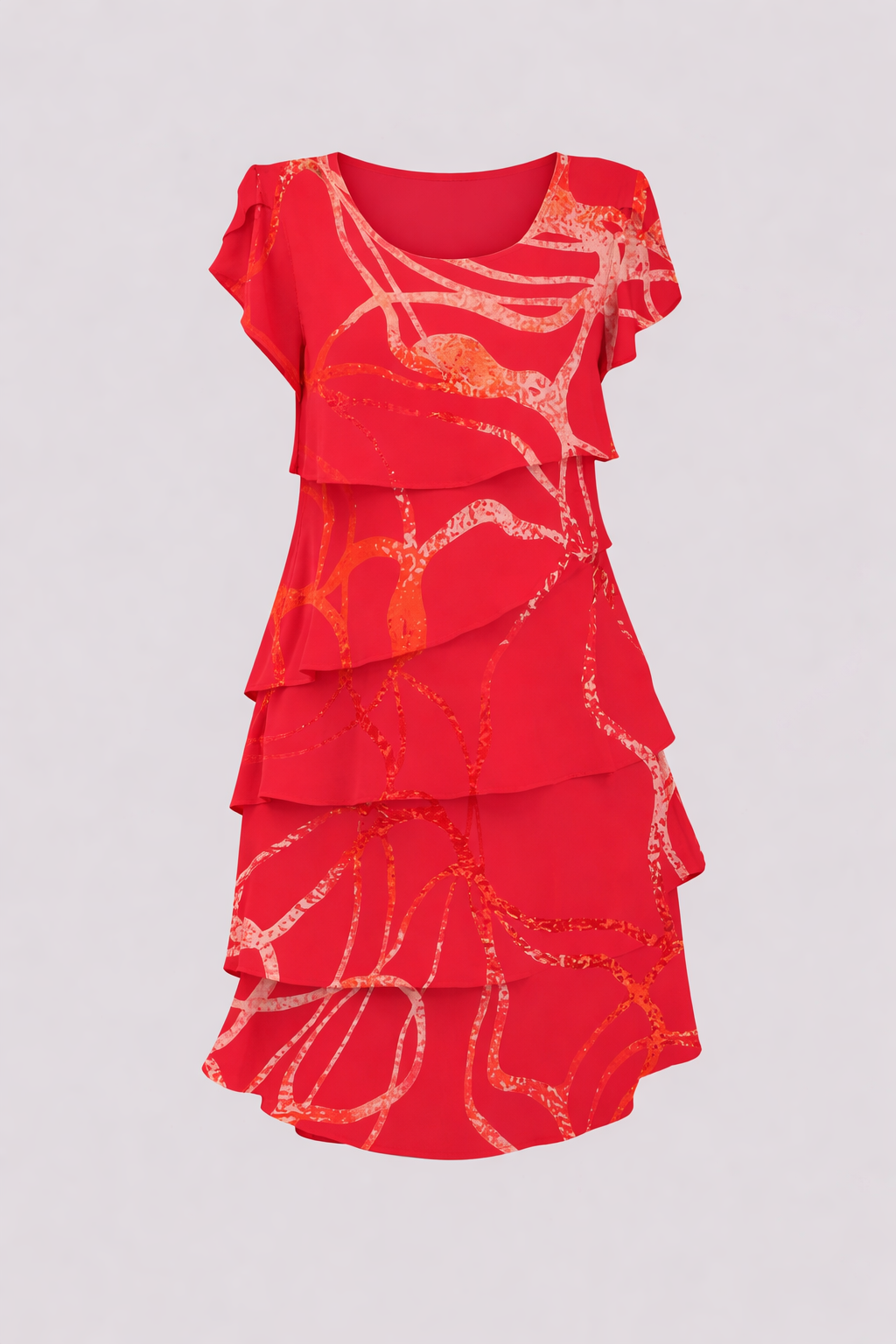 Sabrina | Layered Chiffon Dress