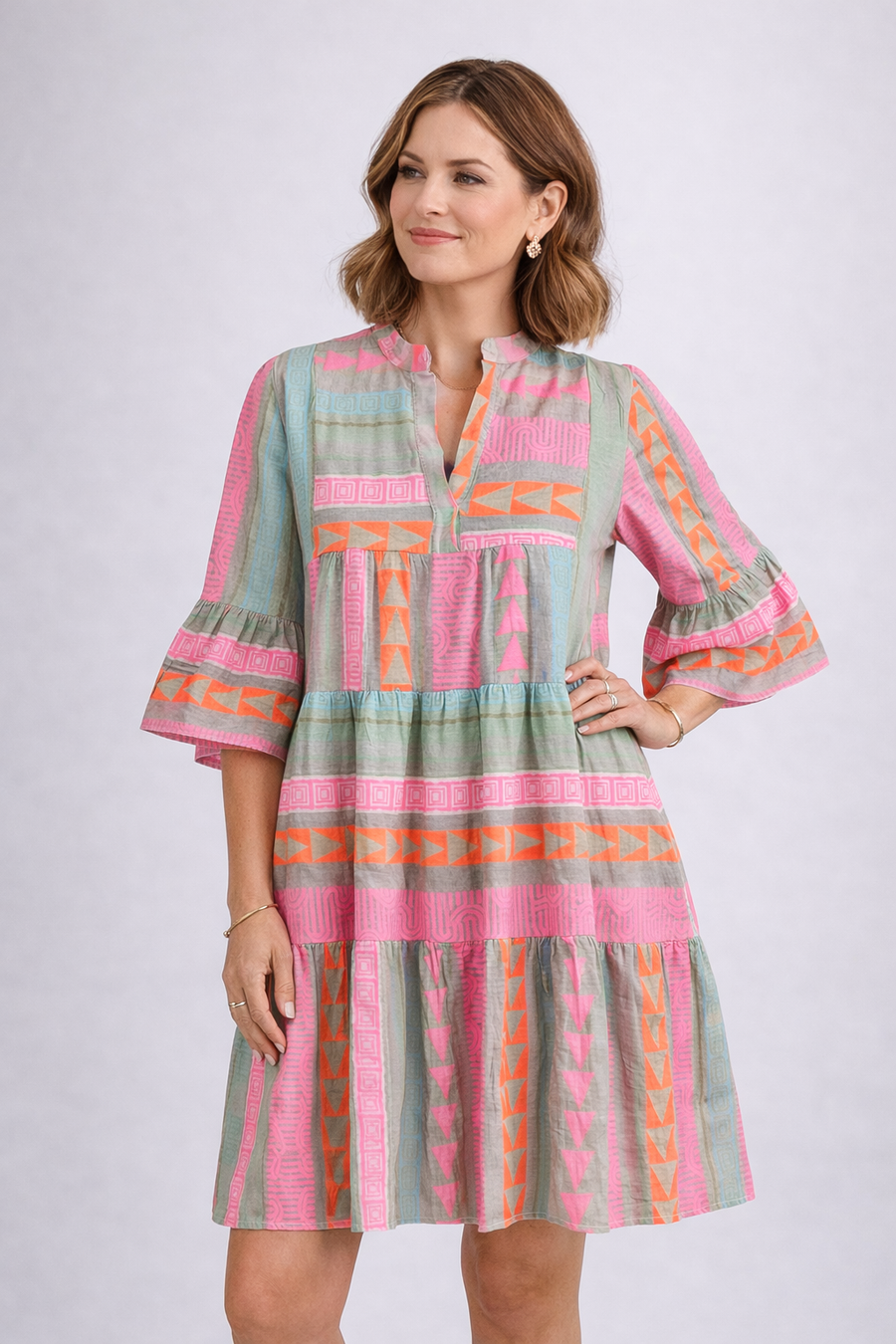 Aria | Bohemian Patchwork Dress