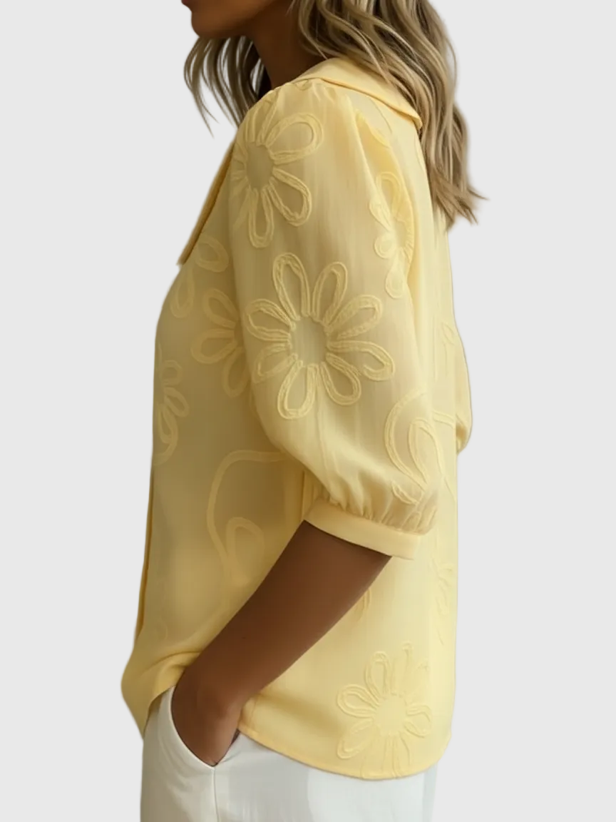 Vinica | Elegant Floral Lightweight Blouse