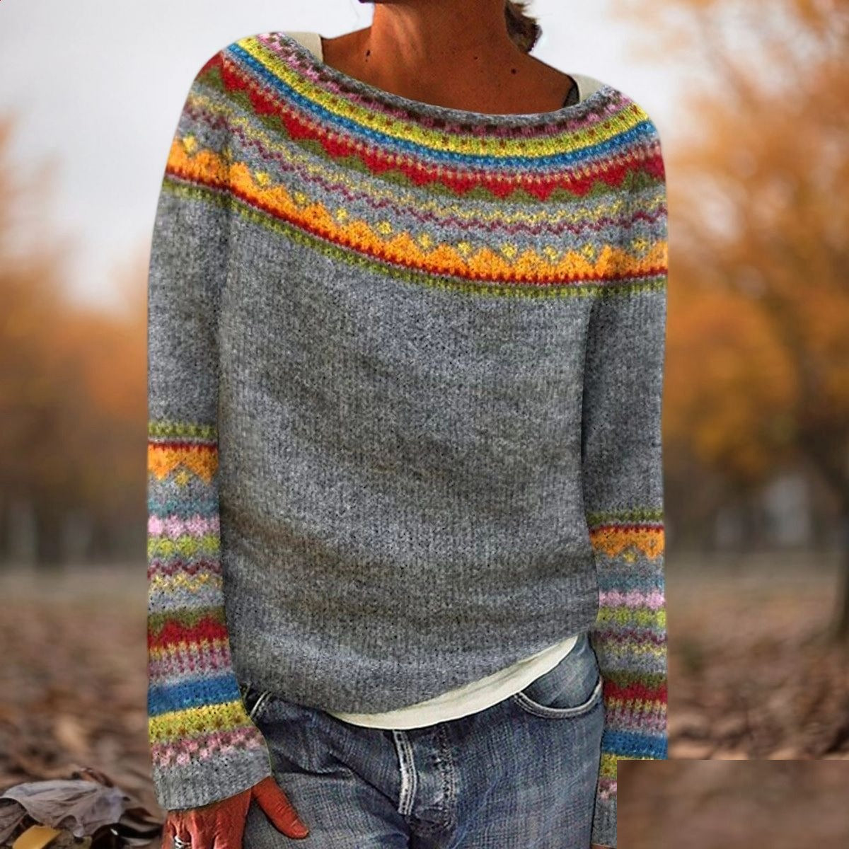 Emily | Colourful Cosy Jumper