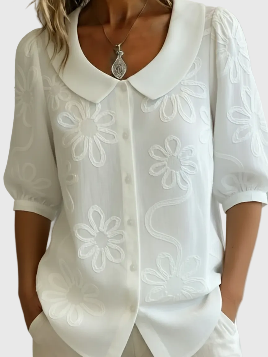 Vinica | Elegant Floral Lightweight Blouse