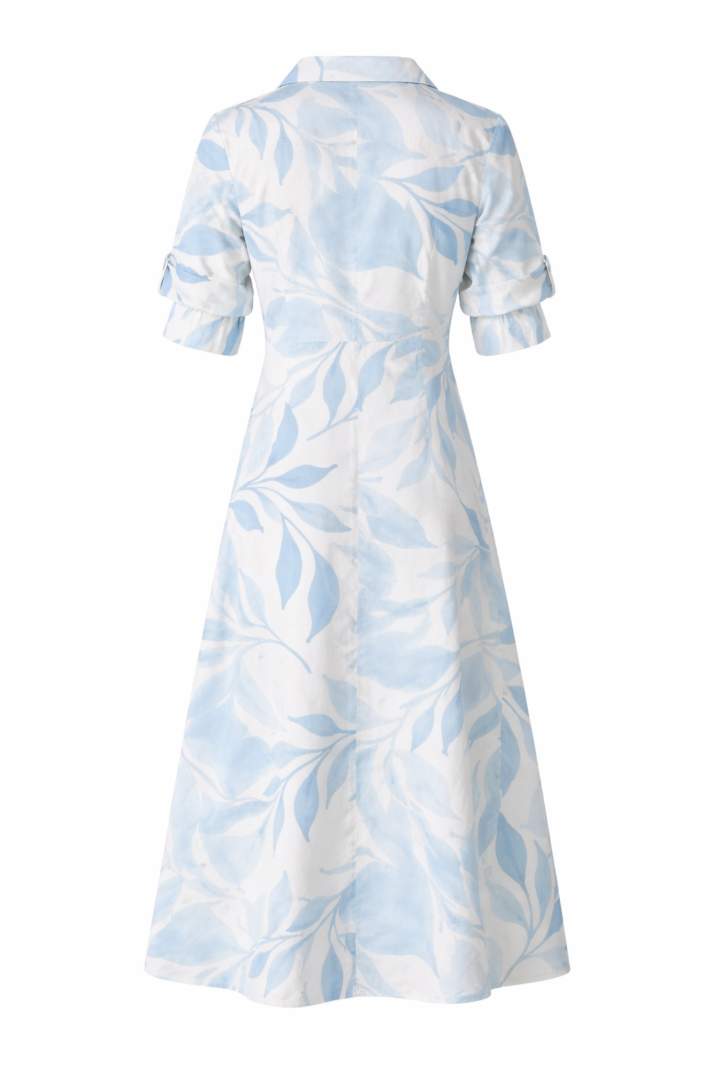 Elena | Floral Button-Up Midi Dress
