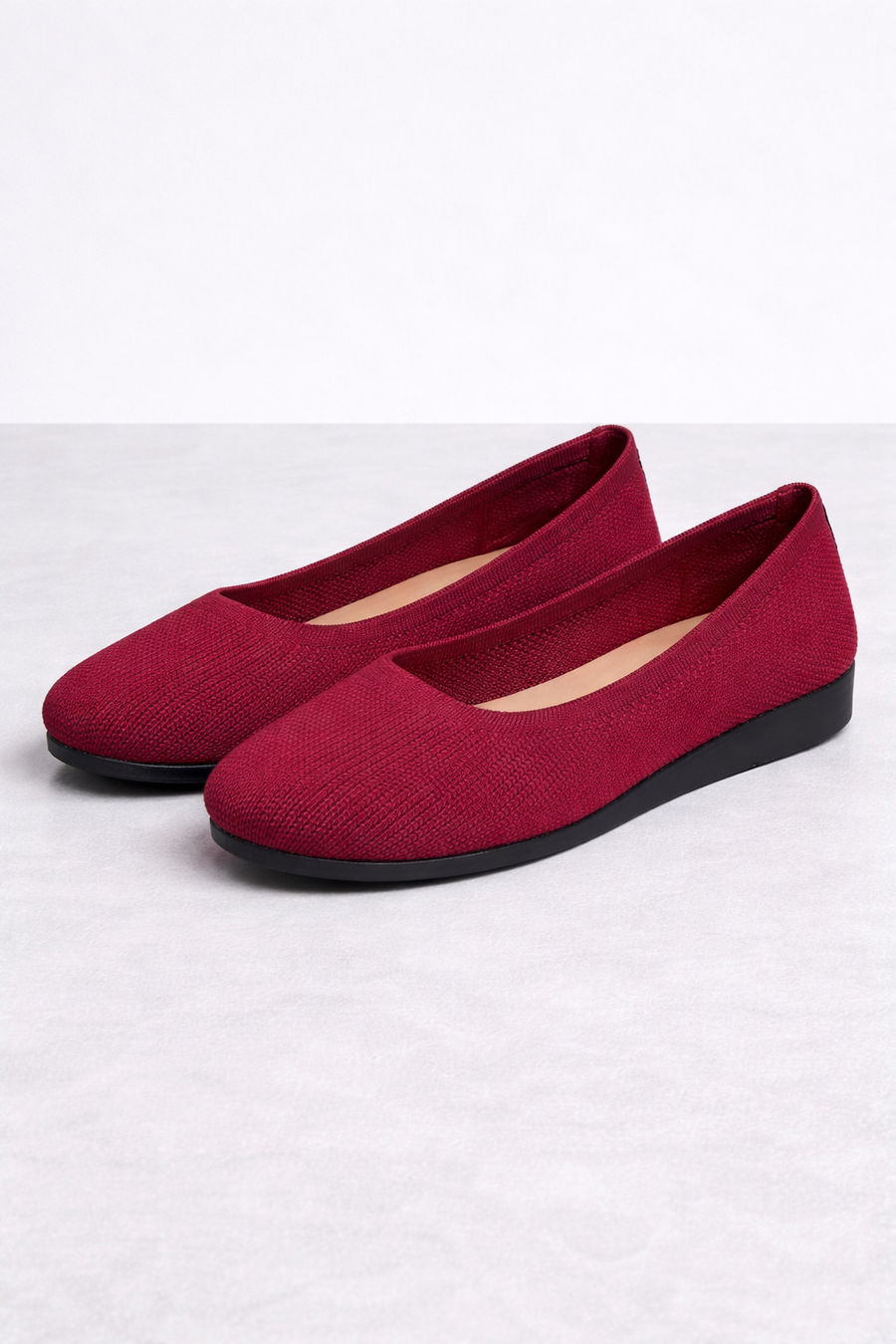 Elise | Knit Slip-On Ballet Flats