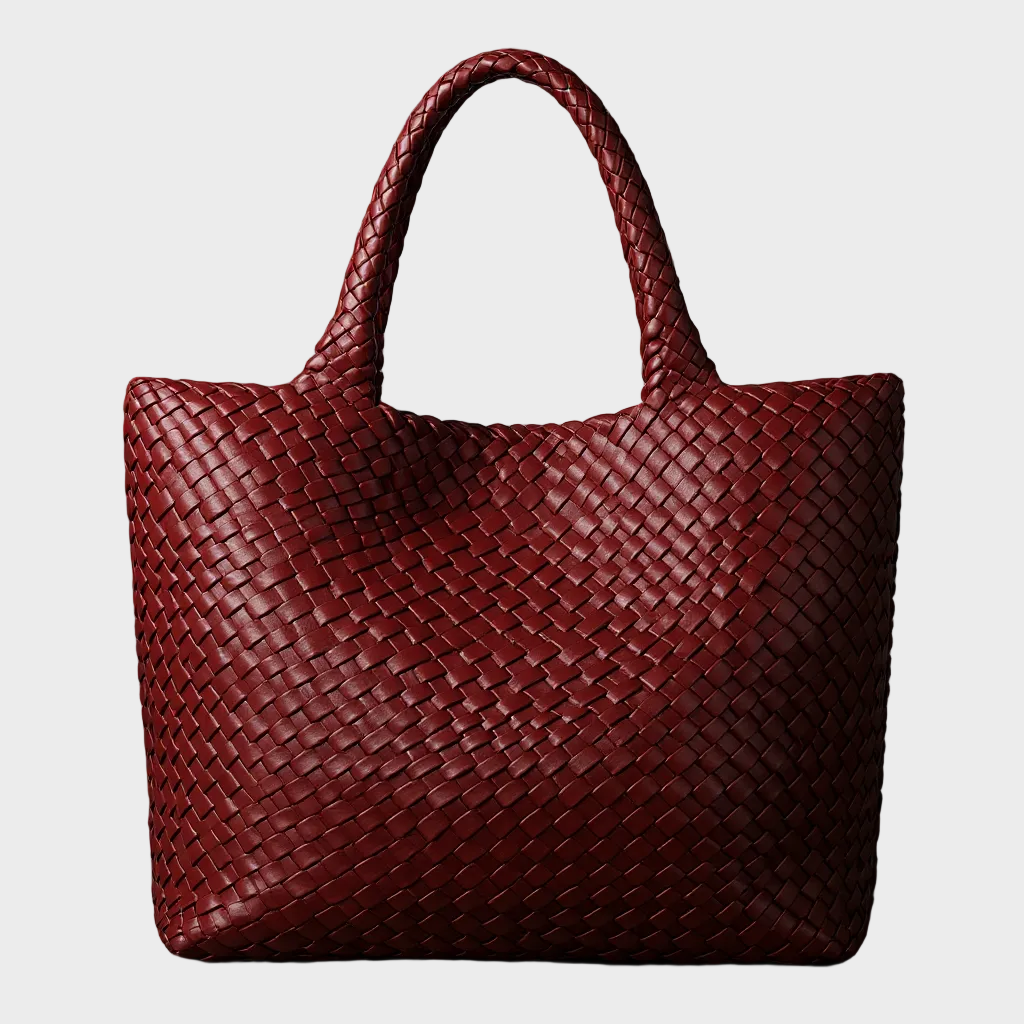 Isla | Woven Leather Tote