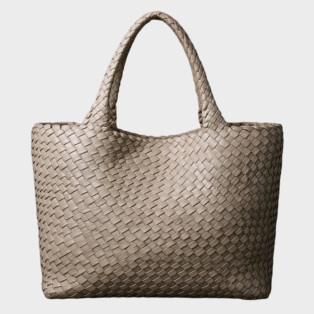 Isla | Woven Leather Tote