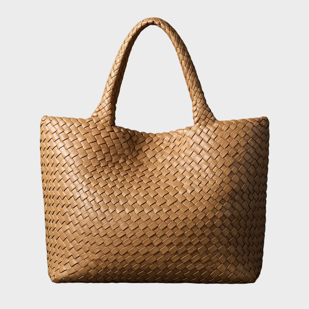 Isla | Woven Leather Tote