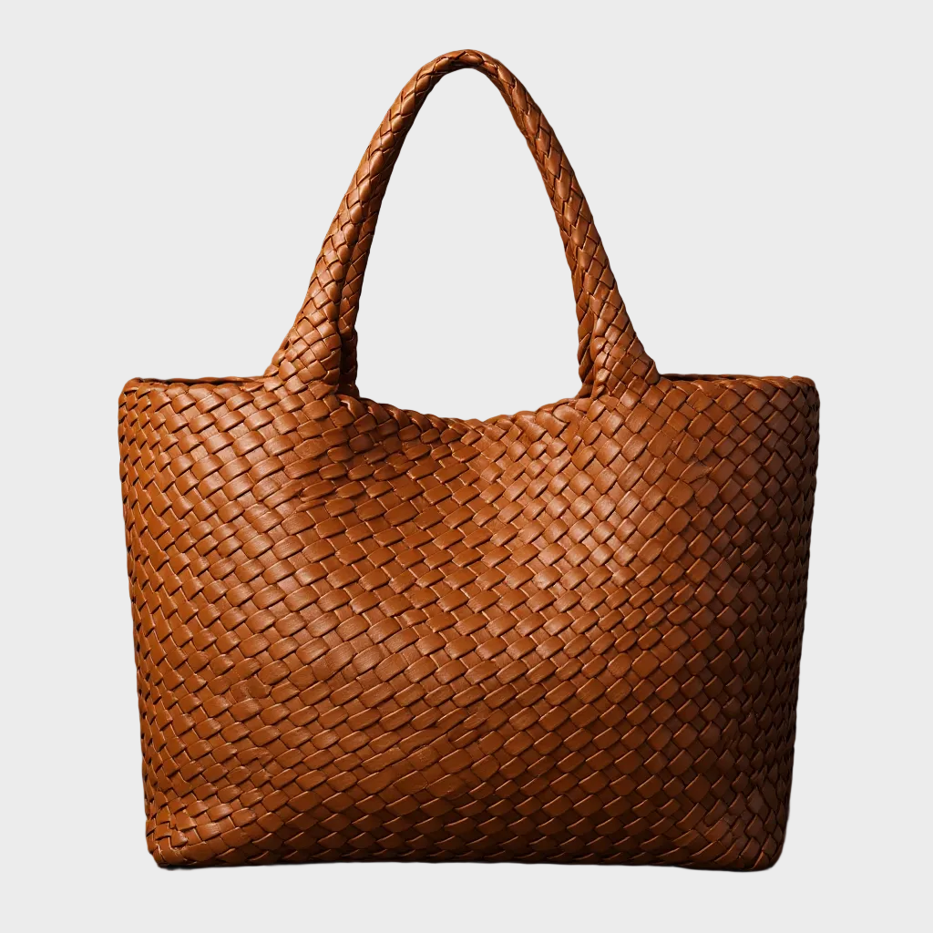 Isla | Woven Leather Tote