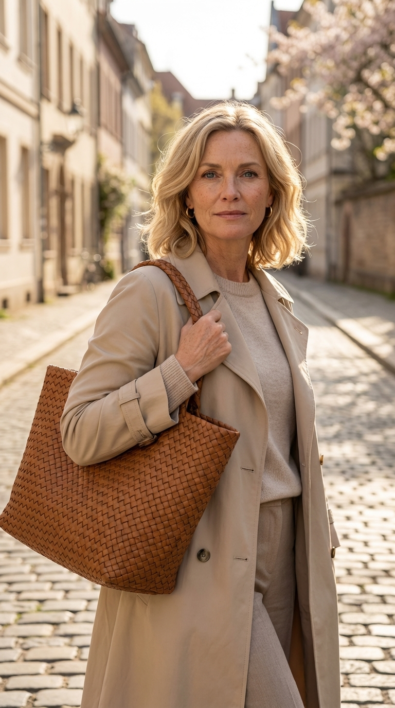 Isla | Woven Leather Tote