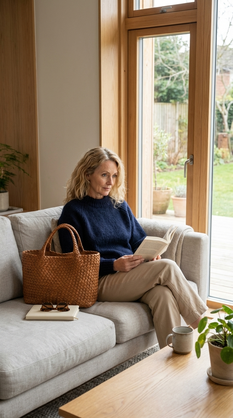 Isla | Woven Leather Tote