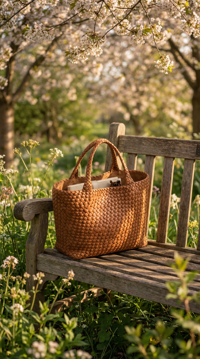 Isla | Woven Leather Tote